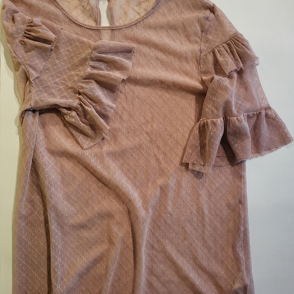 Pink Top with Ruffles - Picture 2 of 6